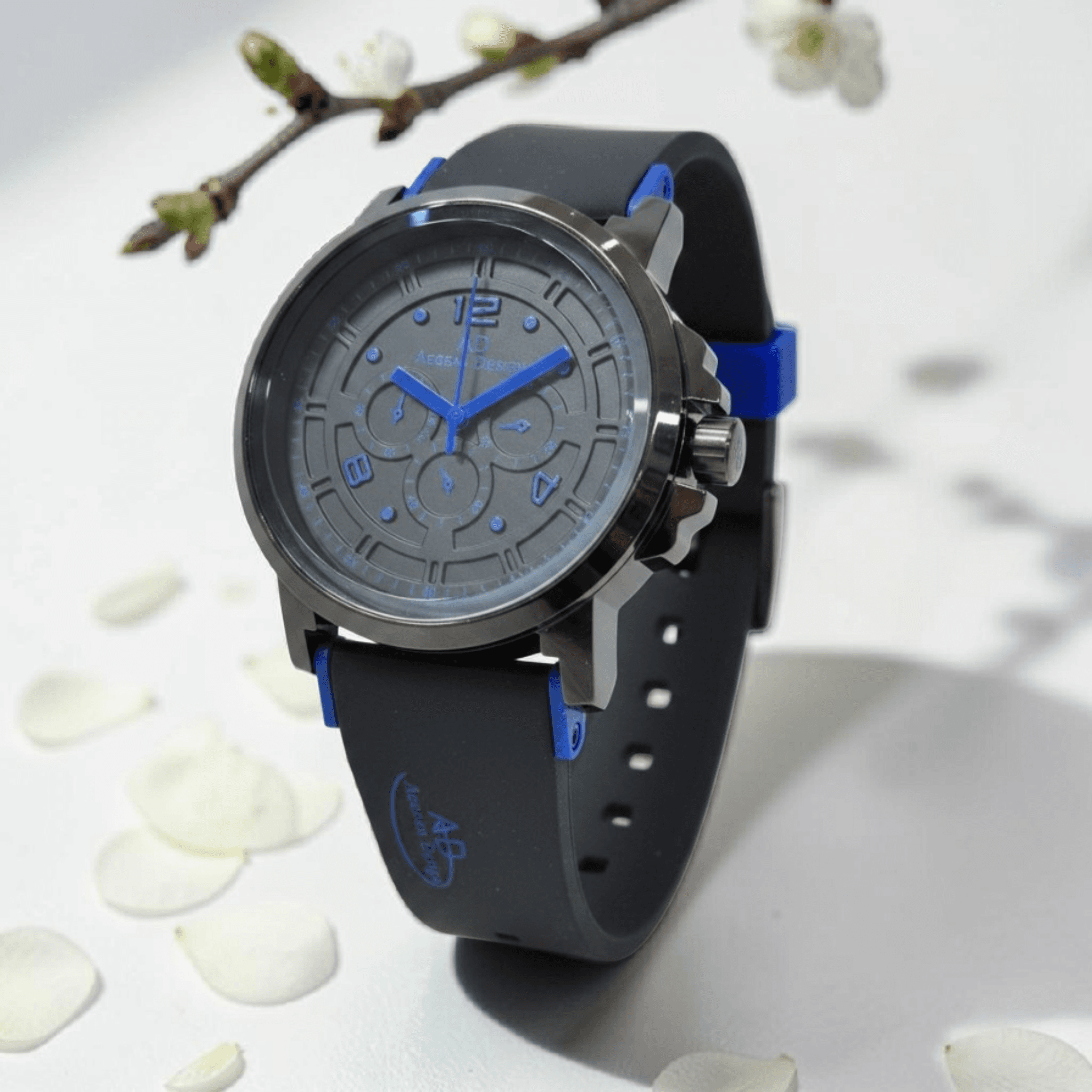 Montre homme sport chic, design Aegean